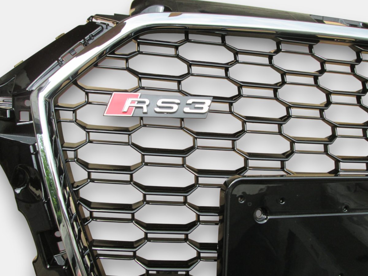 RS3 style chrome front grille Audi A3