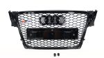 RS4 black grille Audi A4 with rings