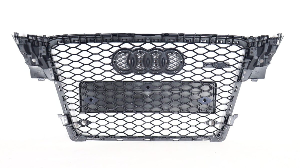 RS4 style black front grille Audi A4