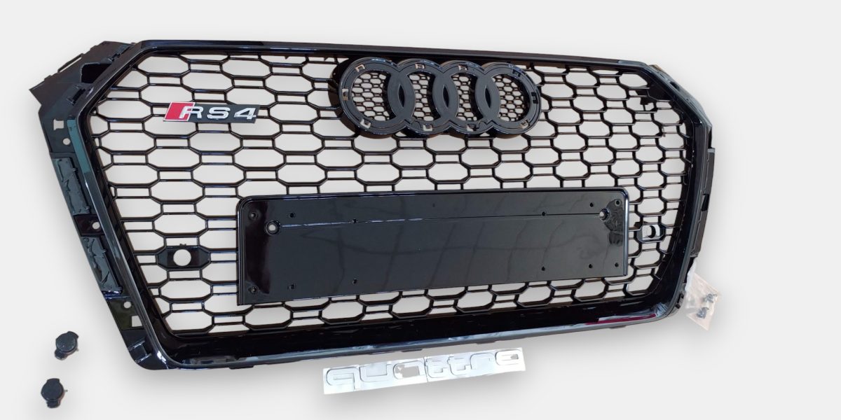 RS4 black radiator grille Audi A4 2015