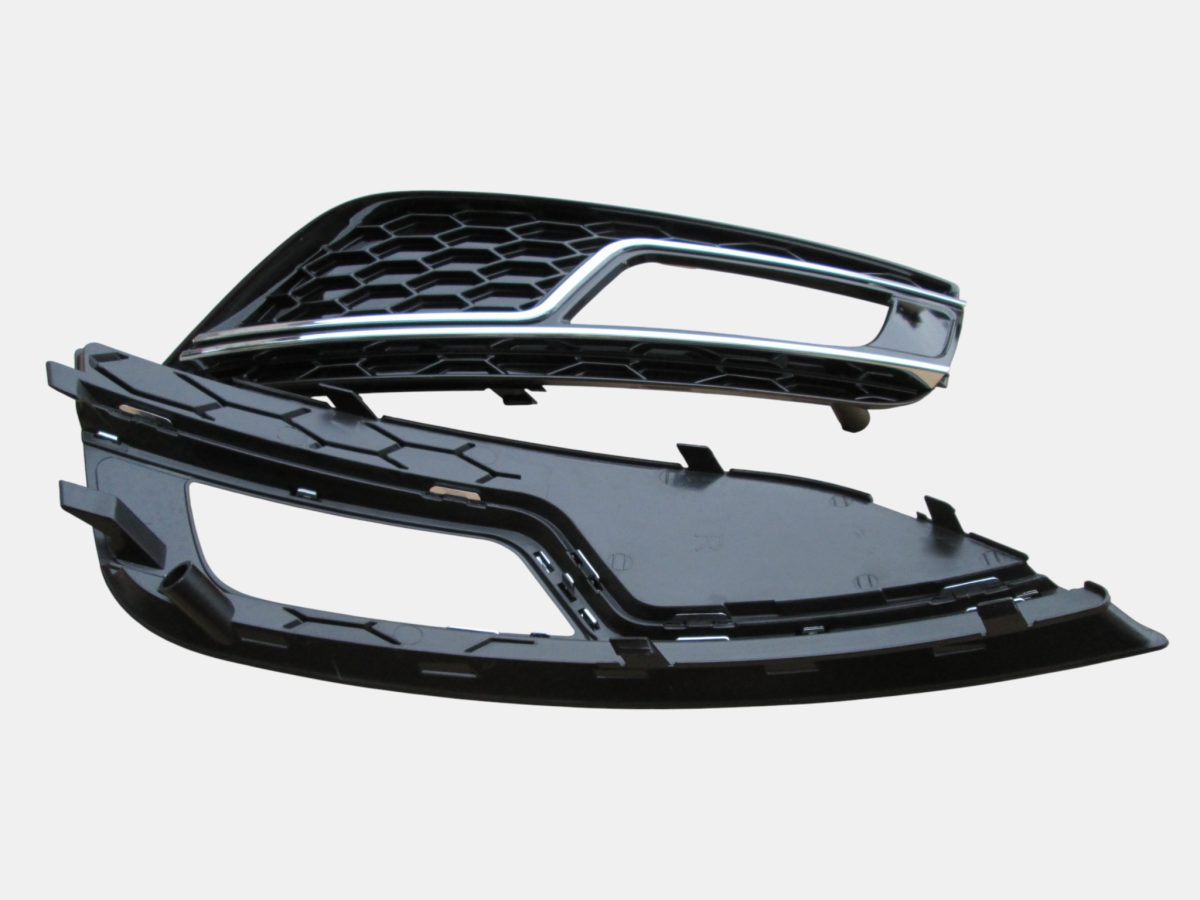 Audi A4 B8.5 RS4 style fog grilles