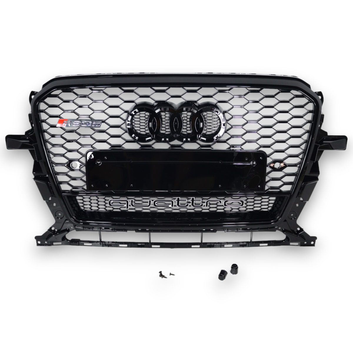 RS5 Black QUATTRO Front Radiator Grille for Audi A5 2011–2016 (6) RS5 inspired grille Audi A5