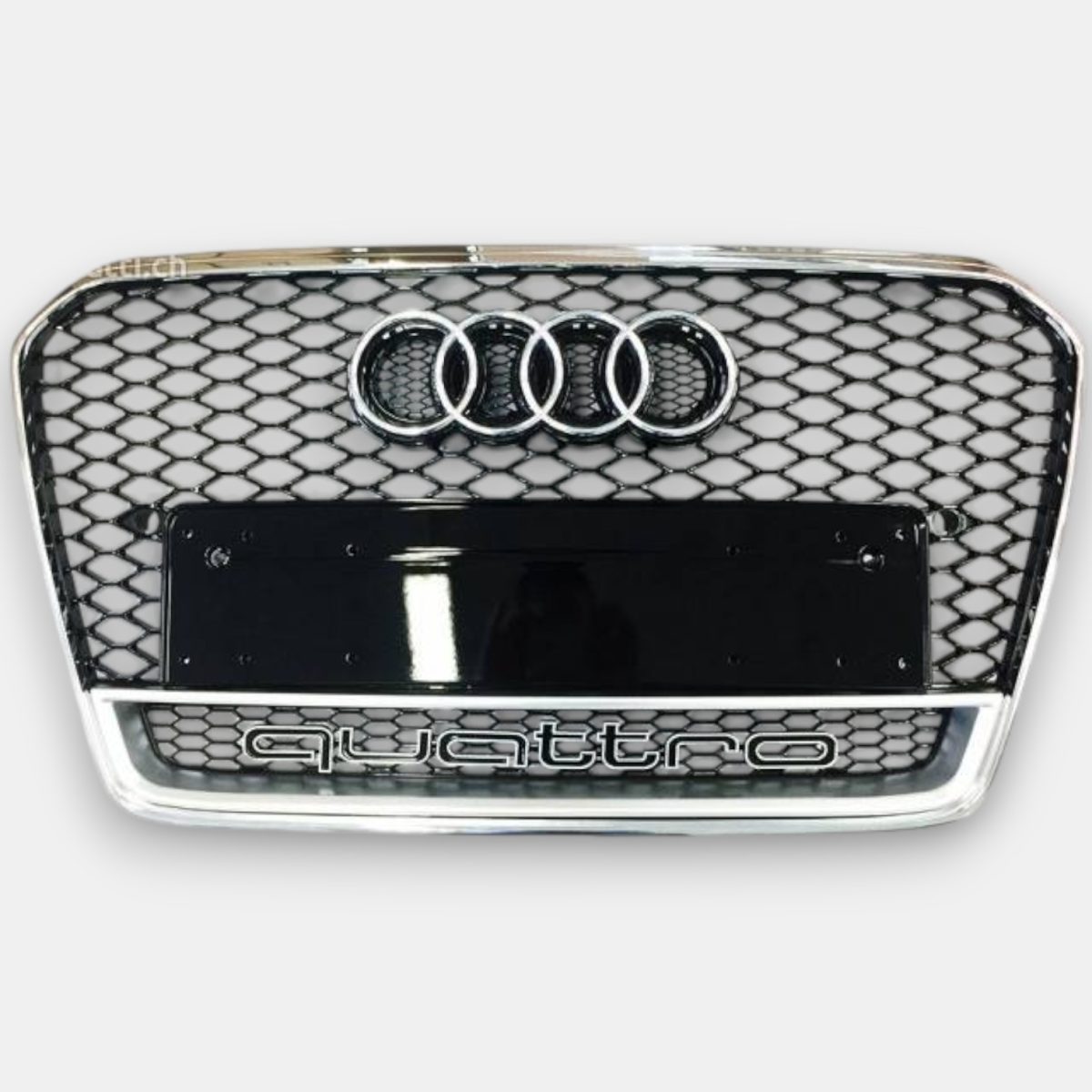RS5 Chrome Frame QUATTRO Front Radiator Grille for Audi A5 2011–2016 (1) (1) Kubay Design RS5 chrome grille Audi A5