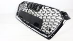 Audi A5 black mesh chrome frame grille