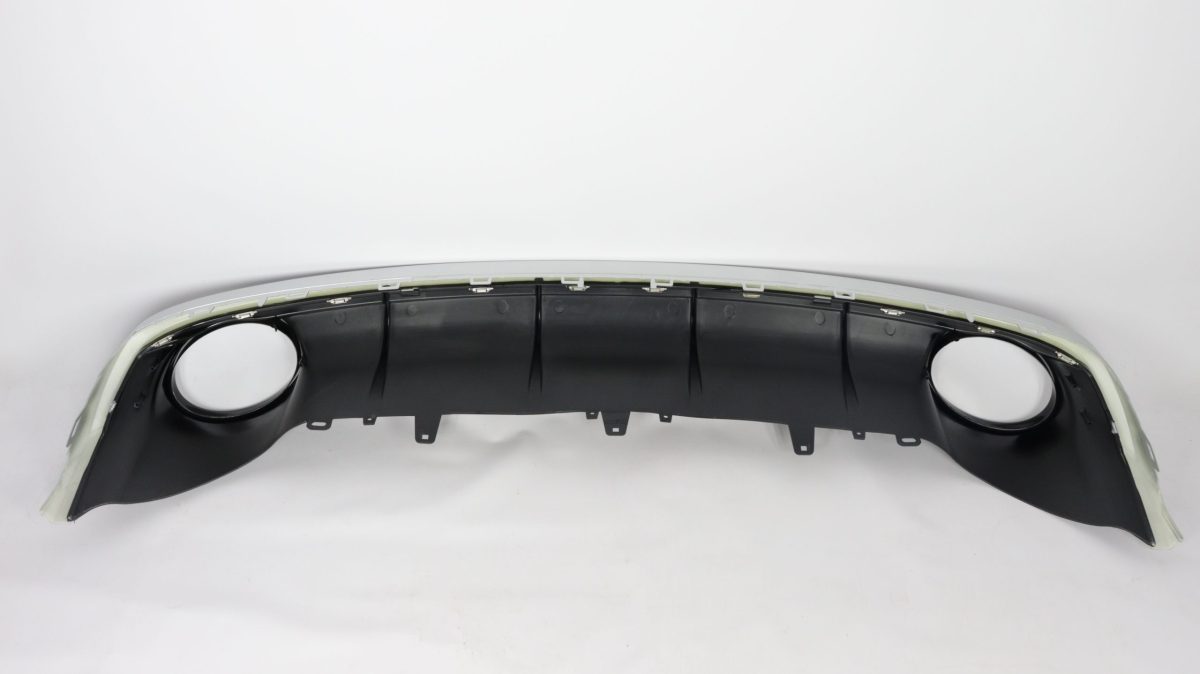 Audi A6 rear diffuser with exhaust tips
