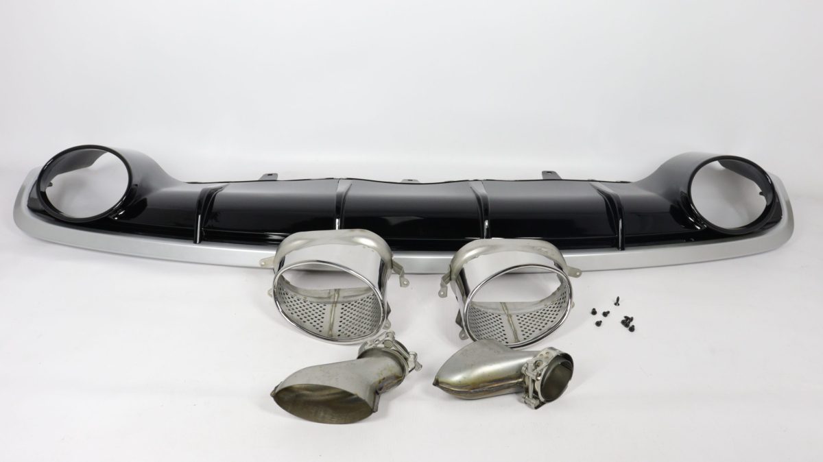 Audi A6 sporty rear diffuser