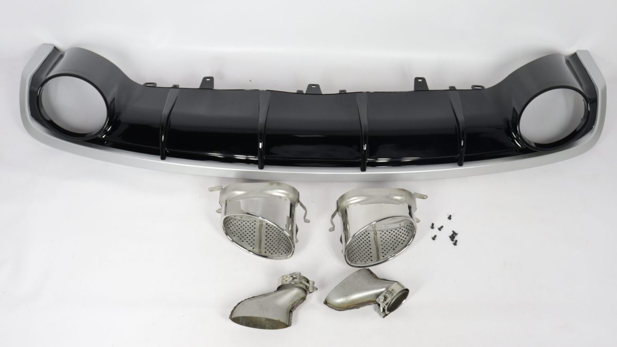 Audi A6 rear bumper diffuser upgrade