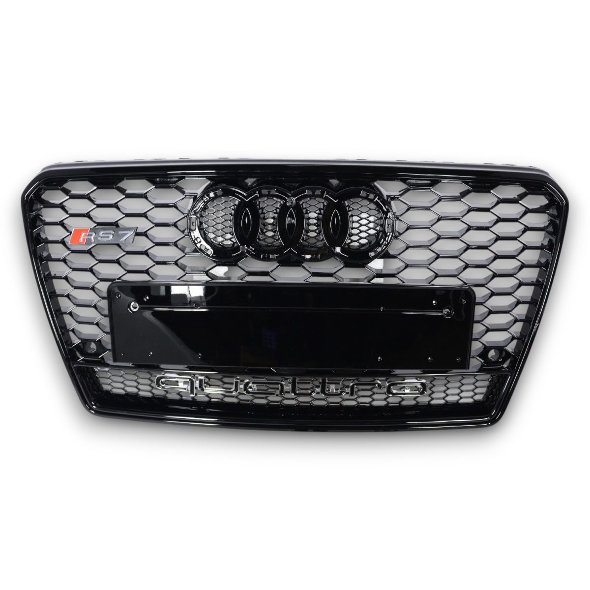 RS7 Black QUATTRO Front Radiator Grille for Audi A7 2010–2014 (1) (1) RS7-inspired black grille for A7 2012