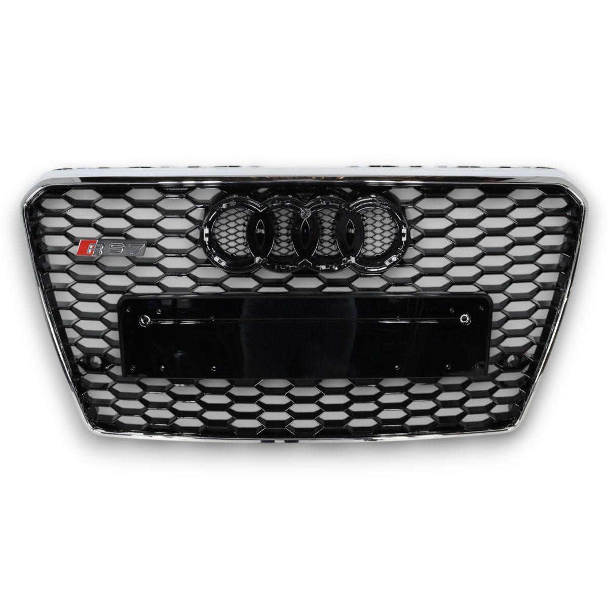 RS7 Chrome Front Radiator Grille for Audi A7 2010–2014 (1) RS7 chrome grille Audi A7 2010