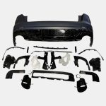 Audi Q8 RSQ8 style rear bumper ABS