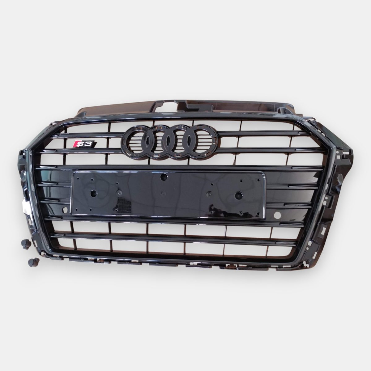 S3 Style Black Front Radiator Grille for Audi A3 2016–2020 (2) Audi A3 2016 2020 S3 style grille