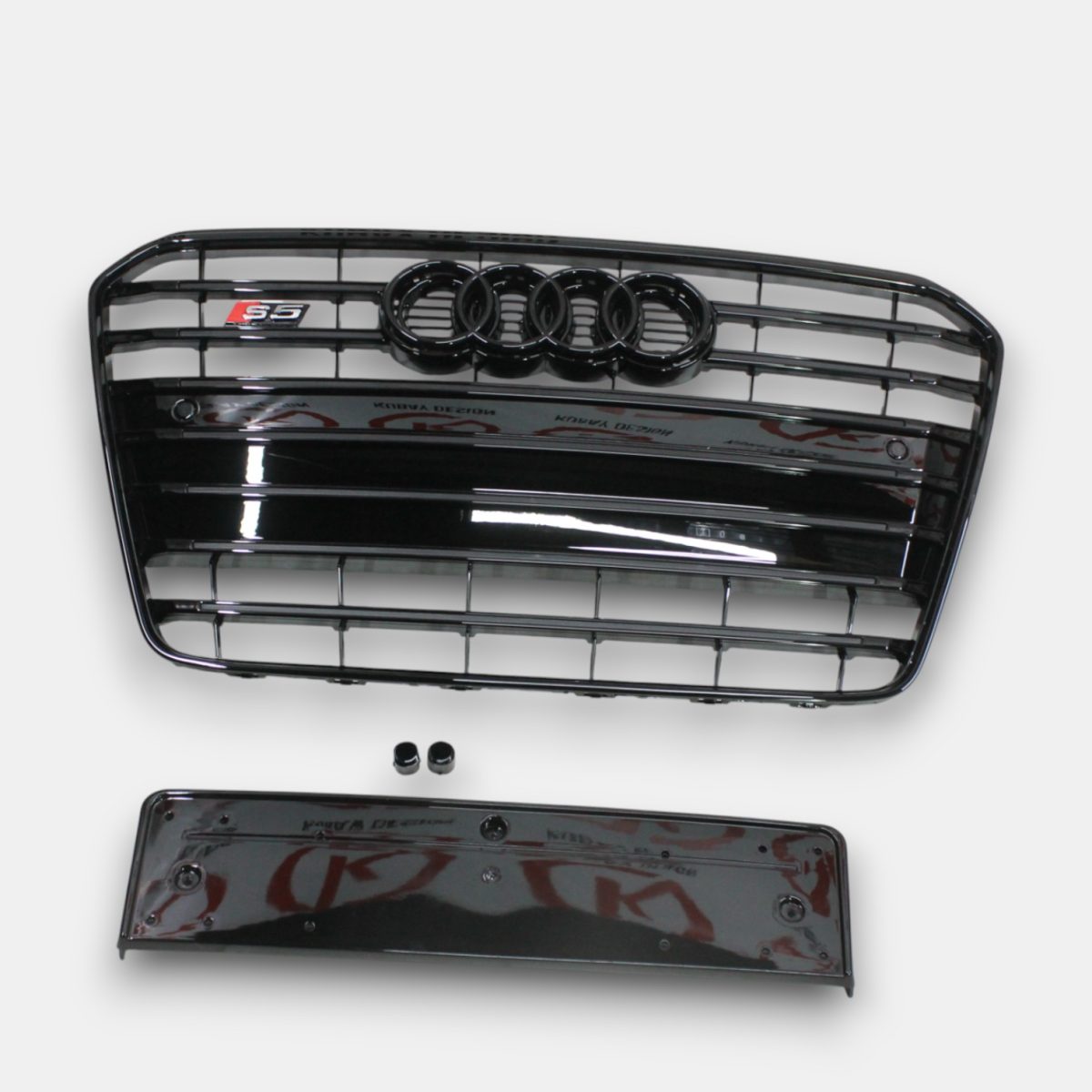 S5 Black Front Radiator Grille for Audi A5 2012–2016 (1) Kubay Design S5 grille Audi A5