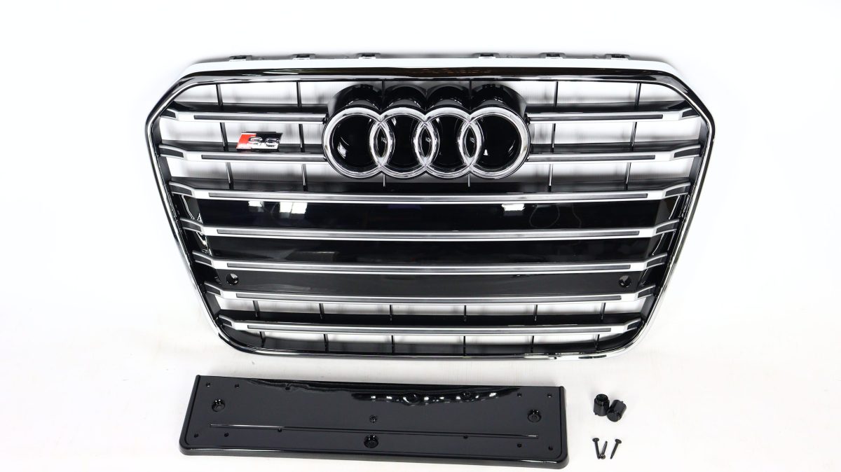 Audi A6 chrome radiator grille upgrade