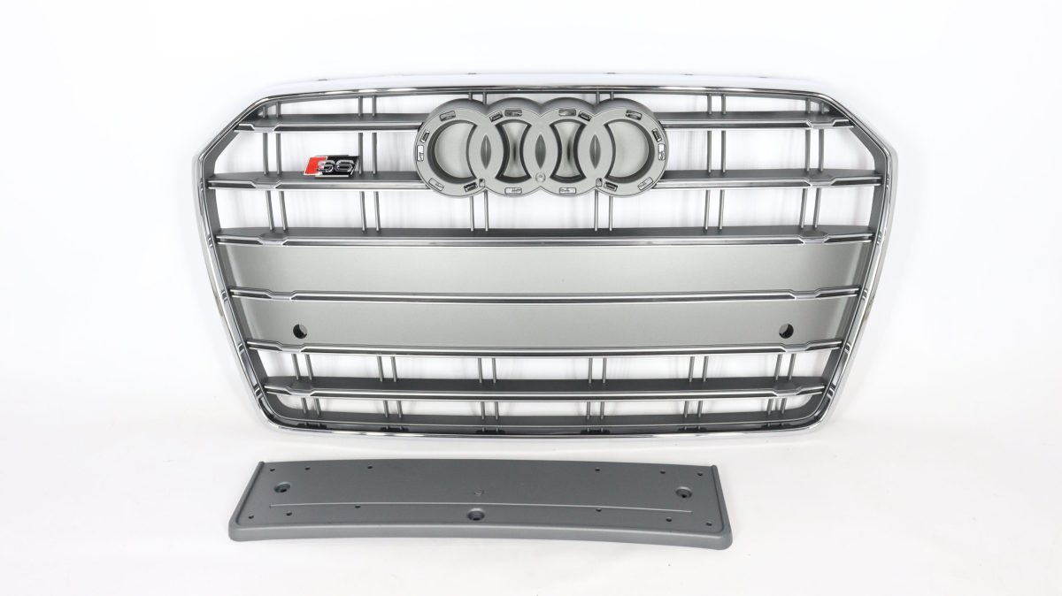 Audi A6 grey radiator grille upgrade