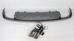 Audi A6 rear diffuser with exhaust tips