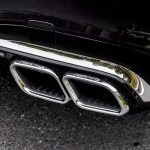 Chrome exhaust tips for S-Class