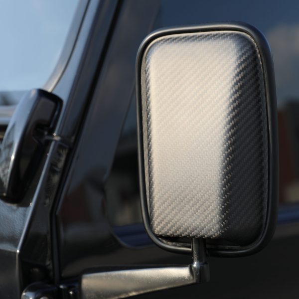 Defender 110 carbon style mirror covers