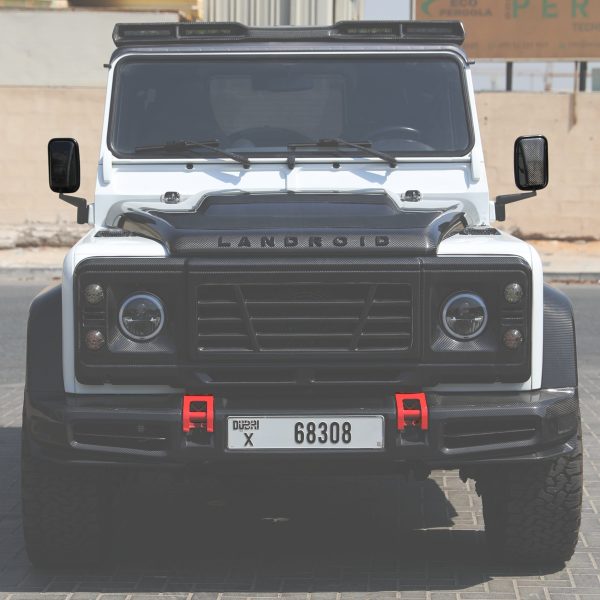 Lightweight carbon mirror covers Defender D90