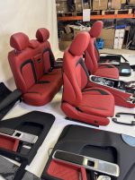 Mercedes-Benz G-Class W463 W465 Style interior conversion kit with complete dashboard, seats, and premium upgrade components.