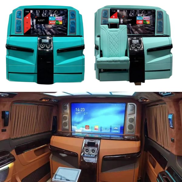 Mercedes Viano rear partition with seats