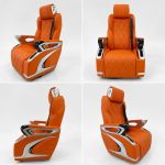 Luxury passenger compartment with captain chairs and rear sofa for Mercedes V-Class
