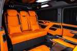 Executive leather captain seats with matching rear bench for Mercedes V-Class