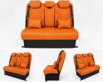 Luxury VIP interior kit with two rotating captain seats and rear sofa for Mercedes-Benz V-Class W447