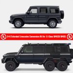 G Wagon 6x6 limo extended rear cabin