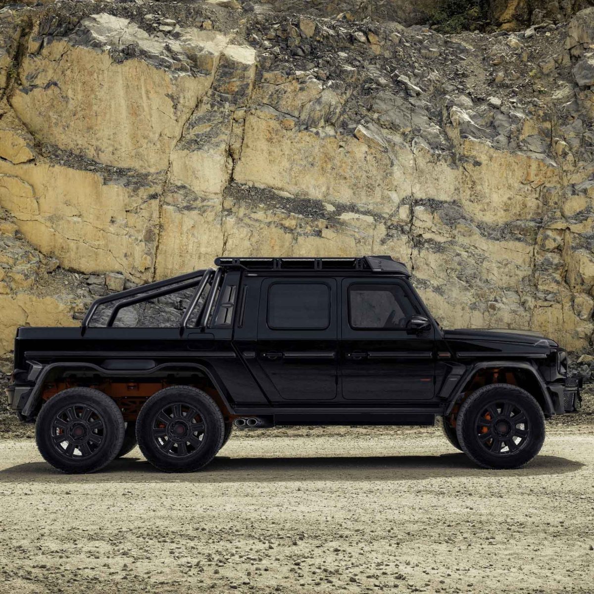 G800 inspired W465 6x6 side profile widebody