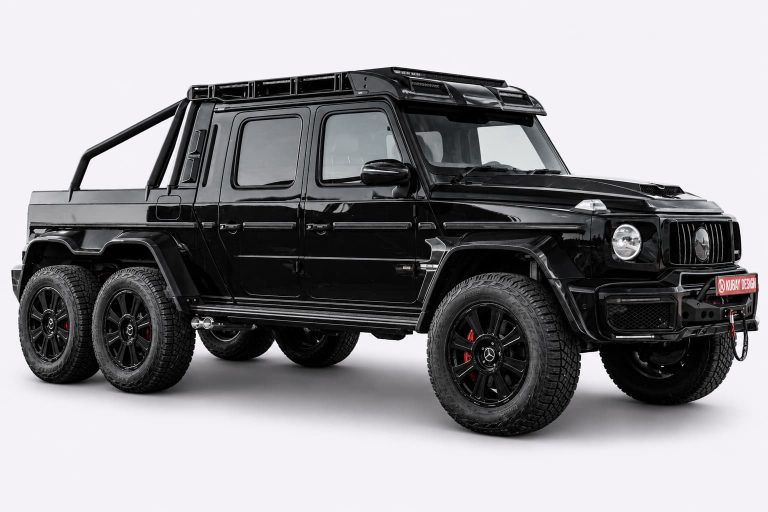 Mercedes-Benz G-Class W463A 6x6 conversion with carbon fiber parts