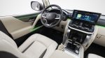 Premium Toyota Land Cruiser 200 interior facelift featuring LC300 steering wheel and console