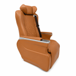 Luxury executive seat for Mercedes Vito W447 with electric recline and ottoman footrest