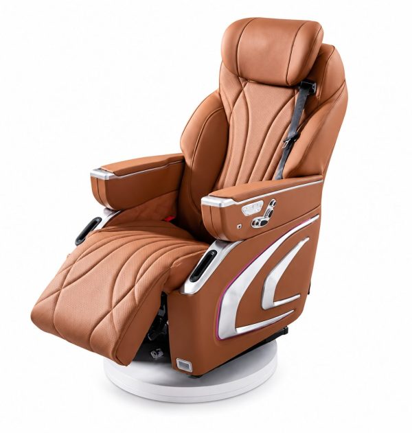 Luxury VIP captain seat for Mercedes V-Class W447 with electric recline and leg rest
