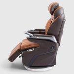 First-Class Executive Lounge Seat for Mercedes-Benz V-Class W447 in two-tone leather