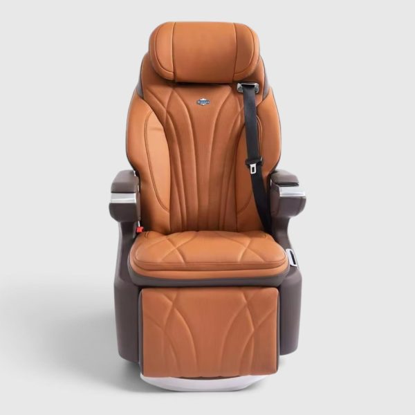 Executive lounge armchair for Mercedes-Benz Vito featuring premium perforated leather
