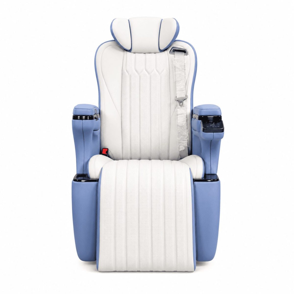 Premium executive captain seat for Mercedes Vito W447 with electric leg rest and ergonomic design