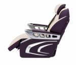 Mercedes-Benz EQV VIP seat with power adjustments and perforated leather upholstery