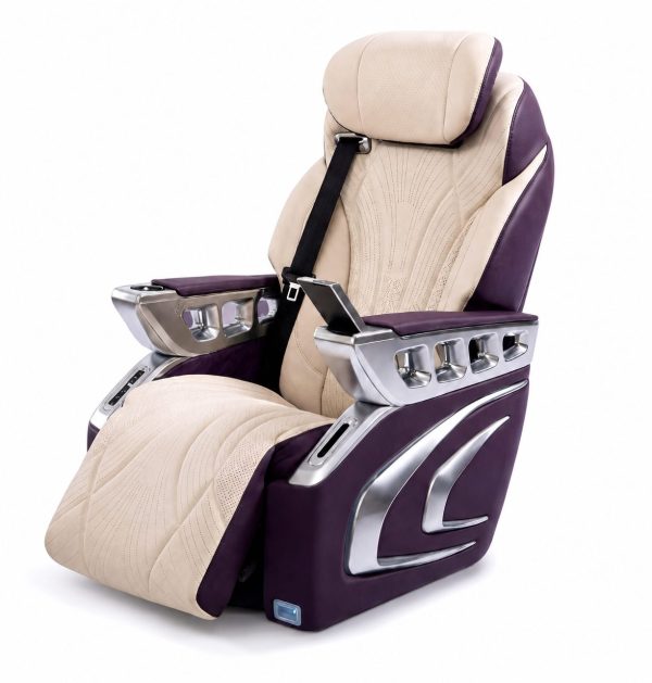 Executive luxury seat for Mercedes-Benz vans with electric footrest and massage function