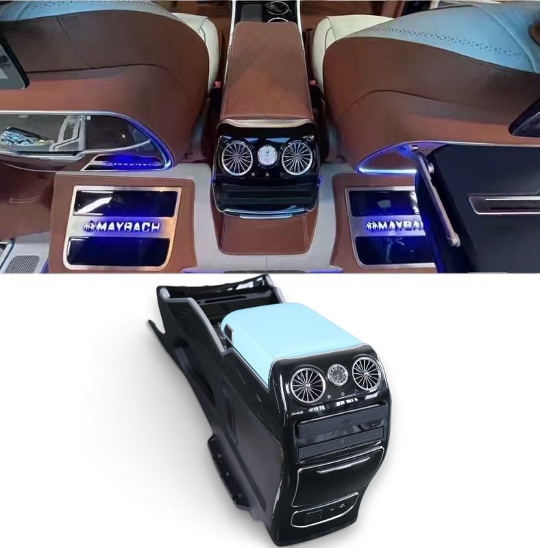 Mercedes V-Class center console with USB ports