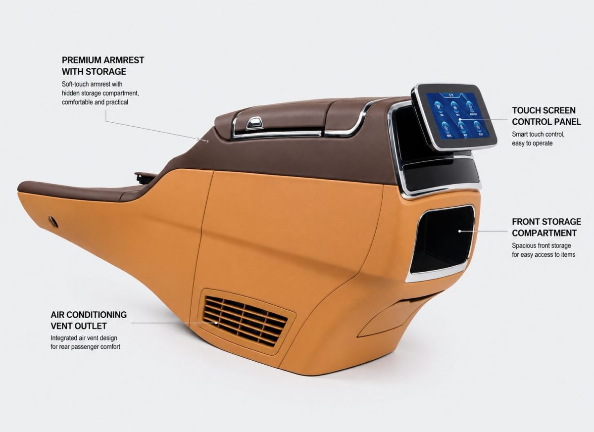Mercedes V-Class W447 digital center console upgrade
