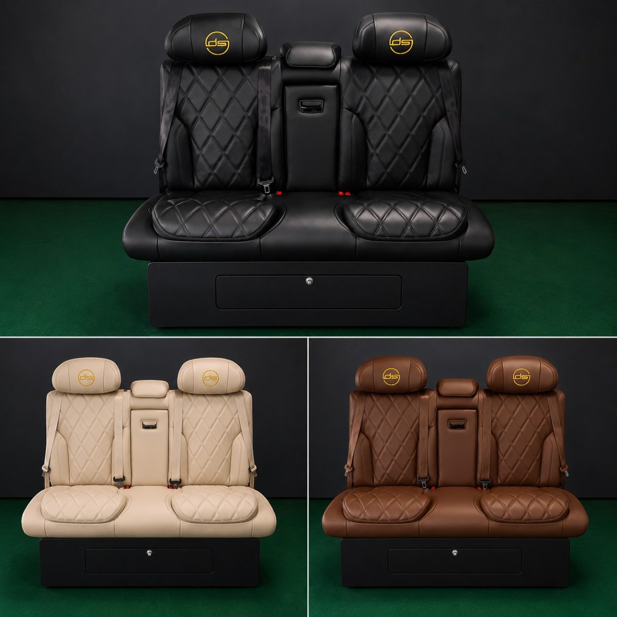 Mercedes V-Class W447 style rear seats interior upgrade