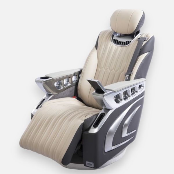 Universal DKZ-001 executive captain chair for Mercedes V-Class with cream leather finish