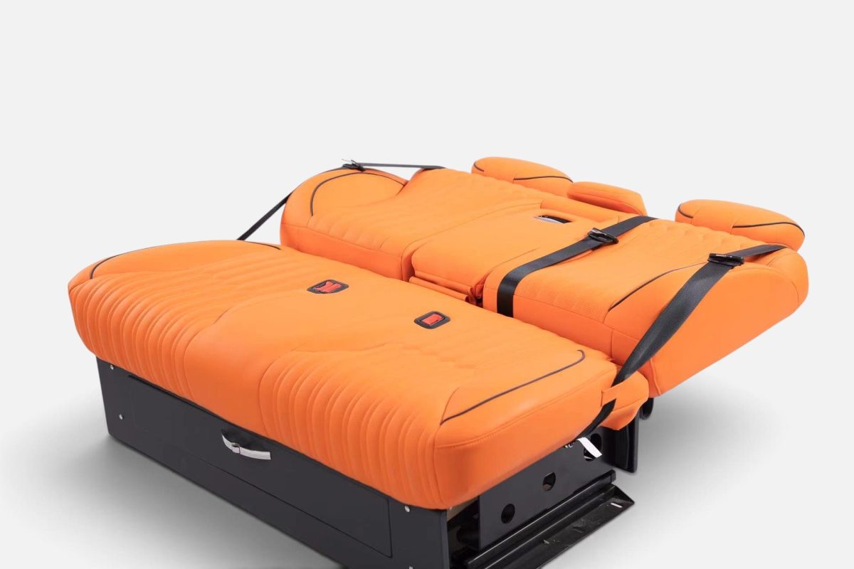 Amber Executive Electric Sofa Bed Seat for Mercedes-Benz Vito, V-Class and Sprinter