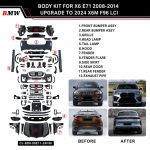 Complete BMW X6M Body Kit for BMW X6 E71 2008-2014 Upgrade to 2024 F96 LCI
