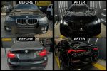 BMW X6 E71 Wide Body Kit Upgrade to X6M F96 LCI Featuring Hood, Rear Doors, Fenders and LED Headlights