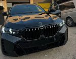 Full BMW X6 E71 to 2024 X6M F96 LCI Conversion Body Kit with OEM Style Exterior Parts