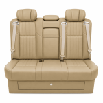 Premium Beige 2-Seater Electric VIP Sofa Bed for Mercedes Sprinter, Vito and V-Class