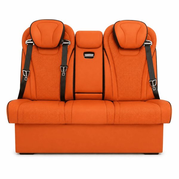 Executive 2-Seater VIP Power Sofa Bed Bench for Mercedes-Benz Vito and V-Class Luxury Van Conversion
