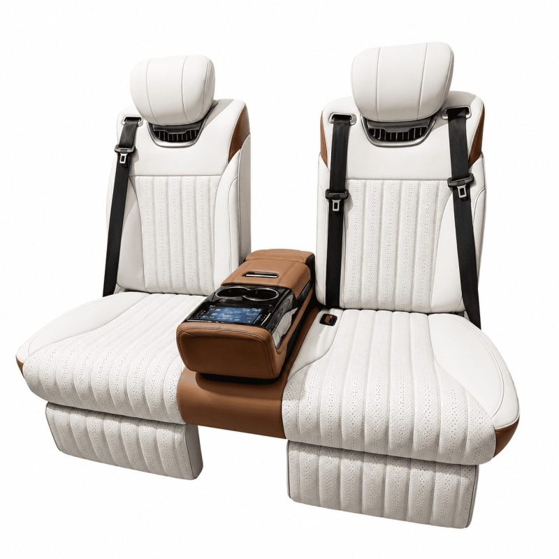 Executive 2-Seater VIP Power Sofa Bed Bench for Mercedes Sprinter, Vito and V-Class