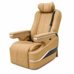 Executive Lounge VIP Power Seat for Mercedes Sprinter, Vito & V-Class W447 with electric recline, massage, ventilation and premium leather upholstery